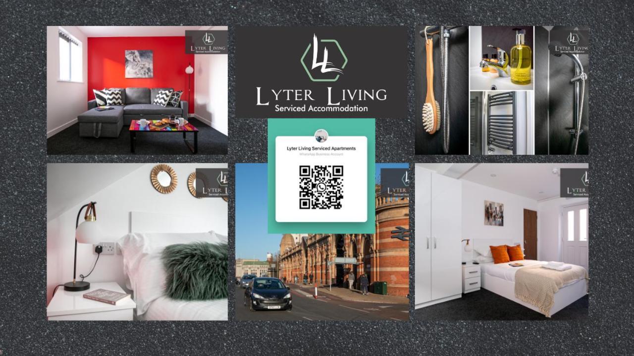 Leicester'S Lyter Living Serviced Apartments Opposite Leicester Railway Station Exterior foto